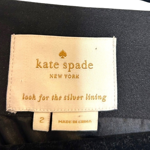 Kate Spade Black Cupcake Dress Embellished Neckline - Picture 13 of 16